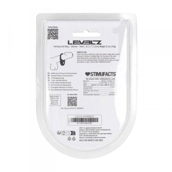 Silicone Training Cockring - S - Black