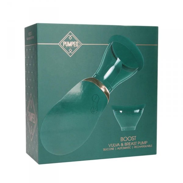 Boost - Rechargeable Vulva and Breast Pump - Forest Green