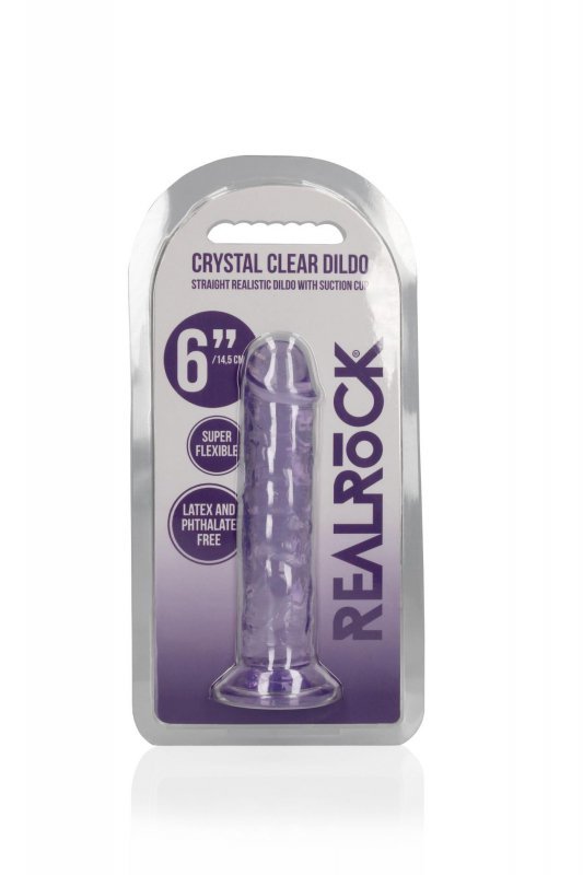 Straight Realistic Dildo with Suction Cup - 6&#039;&#039; / 14,5