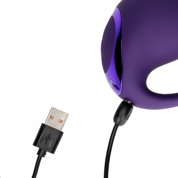 Riko - Rechargeable Triple Action Vibrator with Advanced Finger Motion & Pulse Wave Stimulator – Purple