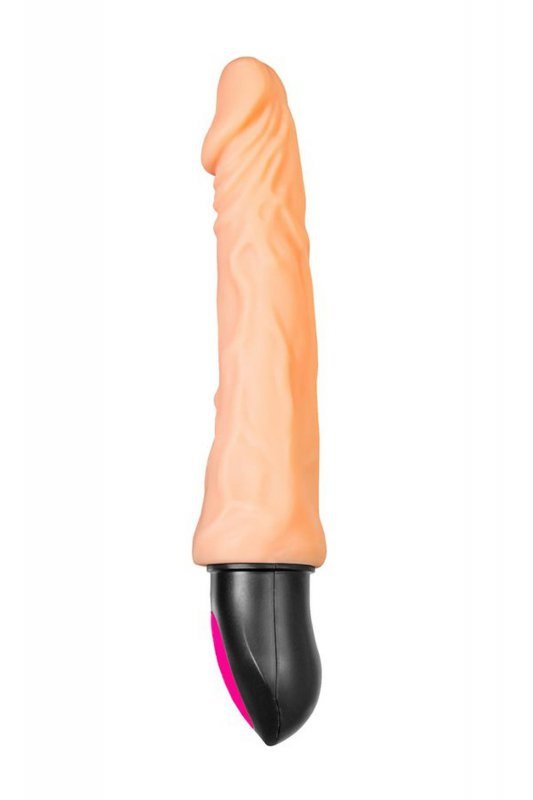 A-TOYS  Realistic Vibrator with heating, TPE, 12 Modes, bendable, recharble