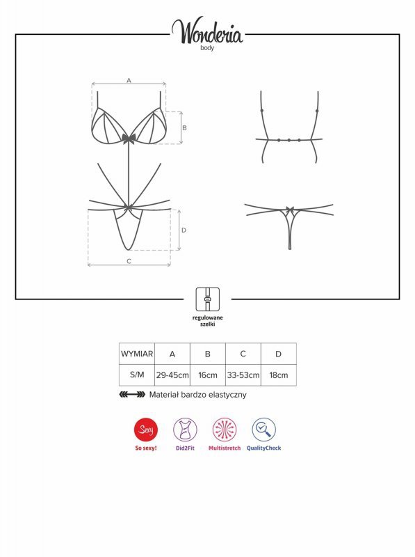 Bielizna-Wonderia body  S/M