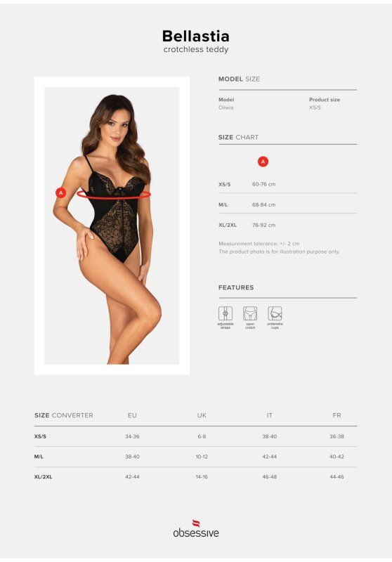 Bellastia body otwarte  M/L