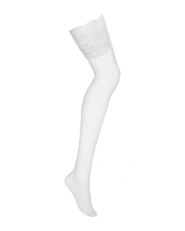 Bielizna-810-STO-2 pończochy białe  S/M