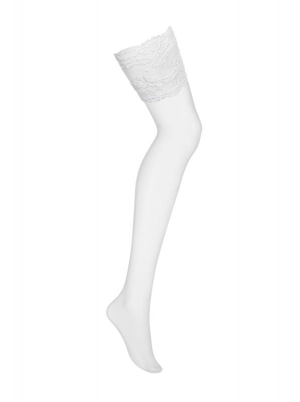 Bielizna-810-STO-2 pończochy białe  S/M