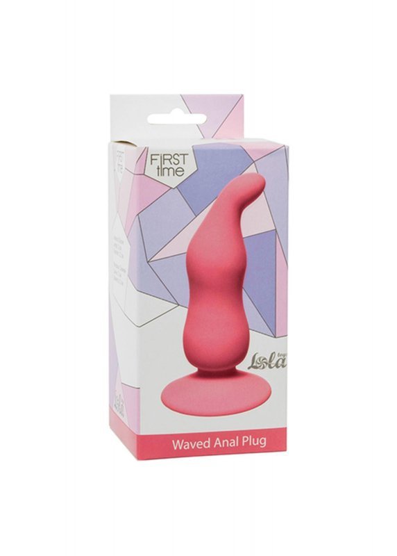 Plug-Anal Plug Waved Anal Plug Pink