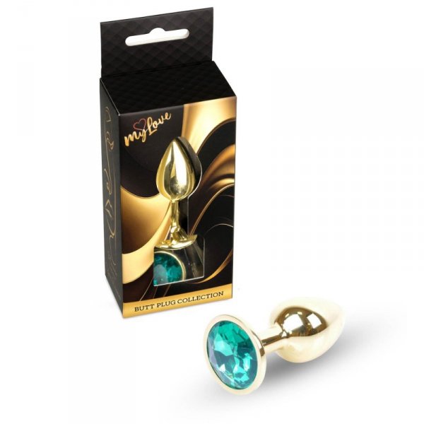 MyLove Toys - Jewellery Gold PLUG- Green