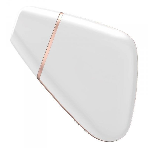 Wibrator - Love Triangle Air Pulse Stimulator + Vibration White