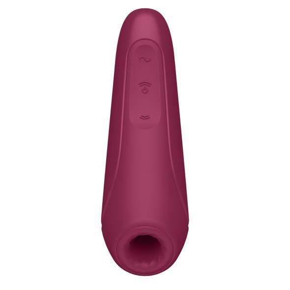 Wibrator - Curvy 1+ Air Pulse Stimulator + Vibration Rose Red