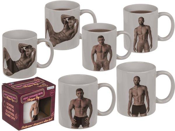 Kubek striptis chłopak efekt termiczny 350ml kamikonka