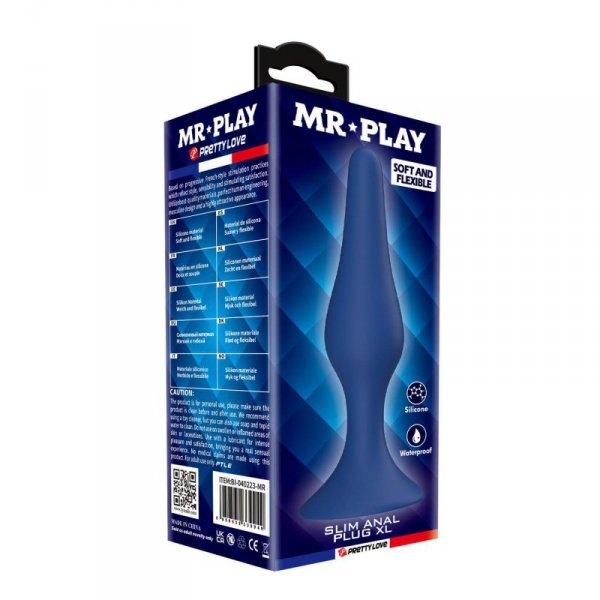 MR. Play Slim Anal Plug XL