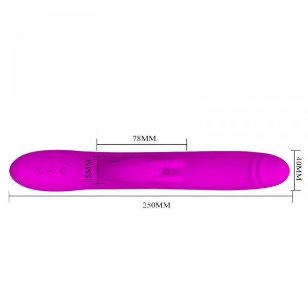 PRETTY LOVE - BYRON, 7 vibration functions, USB rechargeable