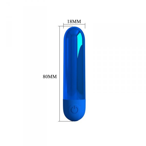 Pretty Love Kiwi - Rechargeable Bullet Vibrator - Blue