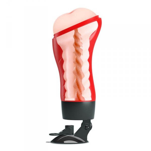 CRAZY BULL - Delia, 12 vibration functions Suction base Sex talk, 2 AAA batteries