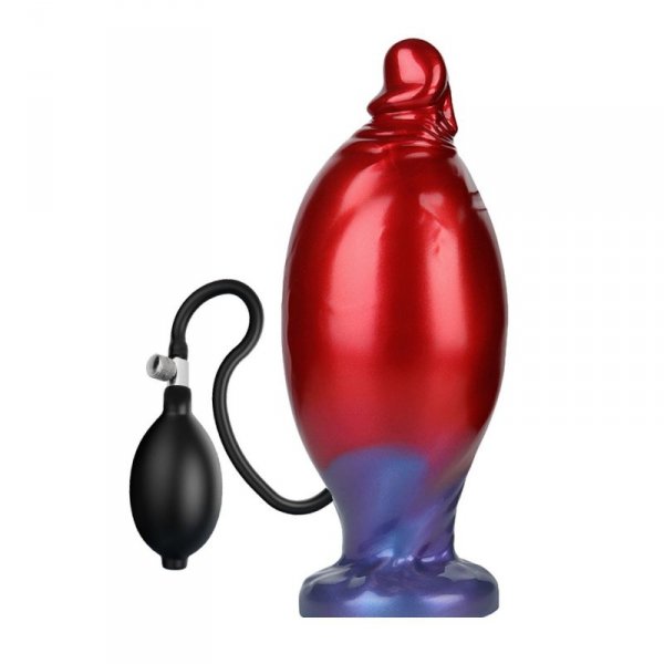 Power Monsters Shadow Behemoth – 22 cm Rippled Monster Silicone Dildo