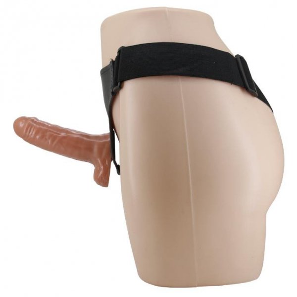 BAILE- Ultra Passionate Harness Dual Penis 6,2&#039;&#039;