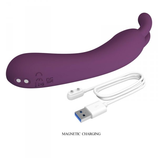 PRETTY LOVE - DJ RABBIT, 10 vibration functions, Silicone, Magnetic USB charging