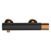 Bateria natryskowa Invena Moonlight czarny rose gold