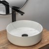  Umywalka ceramiczna nablatowa Sami Marble  Mat 36x36  