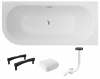 BESCO Wanna 170x75 Avita Slim Plus Prawa + Syfon chrom