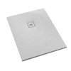 Brodzik prostokątny kompozytowy  Schedline PROTOS White Stone 100x80