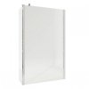 Ścianka prysznicowa narożna z ścianką ruchomą Easy In 90 cm, szkło transparentne