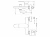 Bateria wannowa TONDO chrom BAN 010D