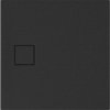 Brodzik kwadratowy Tako Slim 80x80 czarny mat + syfon