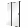 Exo-C drzwi prysznicowe walk-in 120x190 czarny matt