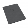 Brodzik prostokątny kompozytowy Schedline PROTOS Grey Stone 120x100
