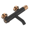 Bateria wannowa Invena Moonlight czarna rose gold