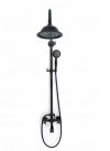 Zestaw natryskowy z baterią Retro Old Black REA-P2366
