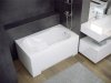 BESCO Wanna dla osób niepełnosprawnych ARIA REHAB 120x70 + syfon