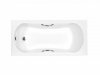 BESCO Wanna 130x70 Aria Plus z białą obudową + Syfon