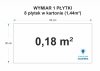 Płytka ścienna WALL WHITE BABILON SHINY 30x60 cm