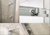 Drzwi prysznicowe przesuwne KERRA 120 Zoom transparentne