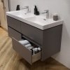 Umywalka ceramiczna podwójna meblowa Crea 120 cm