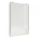 Ścianka prysznicowa z ściankami Easy In 140 cm, szkło transparentne