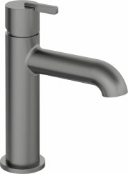 Bateria umywalkowa stojąca niska Deante Silia titanium mosiądz 