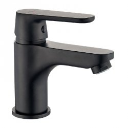 Bateria umywalkowa DIMA czarna z korkiem BQD_722D