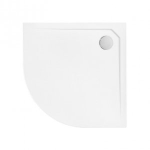 Brodzik mineralny półokrągły Asco Ultraslim 80x80x2