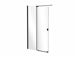 Vayo Black przesuwne drzwi walk-in 110x200