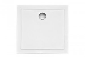 Brodzik kwadratowy Aquarius 90x90 Slimline, posadzkowy