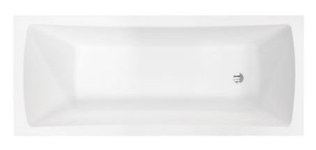 BESCO Wanna 170x70 Optima Premium z białą obudową, zagłówkiem, uchwytami i syfonem 