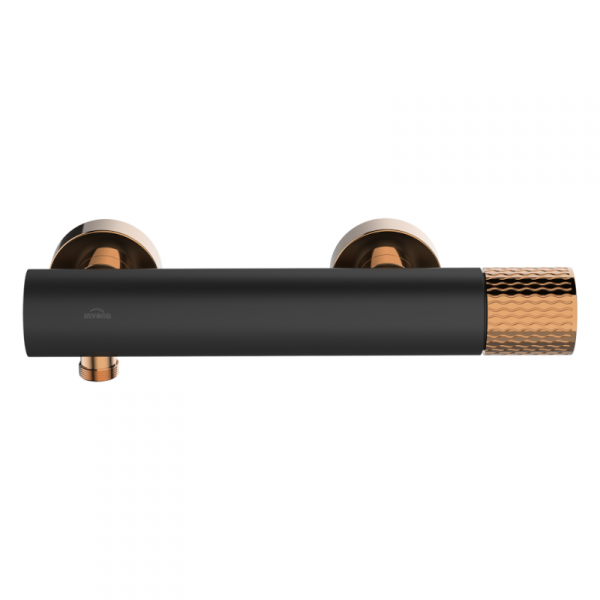 Bateria natryskowa Invena Moonlight czarny rose gold