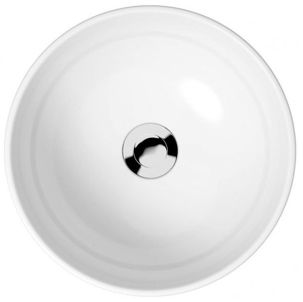 Umywalka ceramiczna nablatowa Moduo okrągła 35 cm