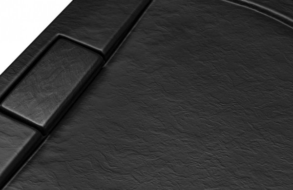 BESCO Brodzik kwadratowy Axim UltraSlim Stone Effect New 80 x 80 + syfon
