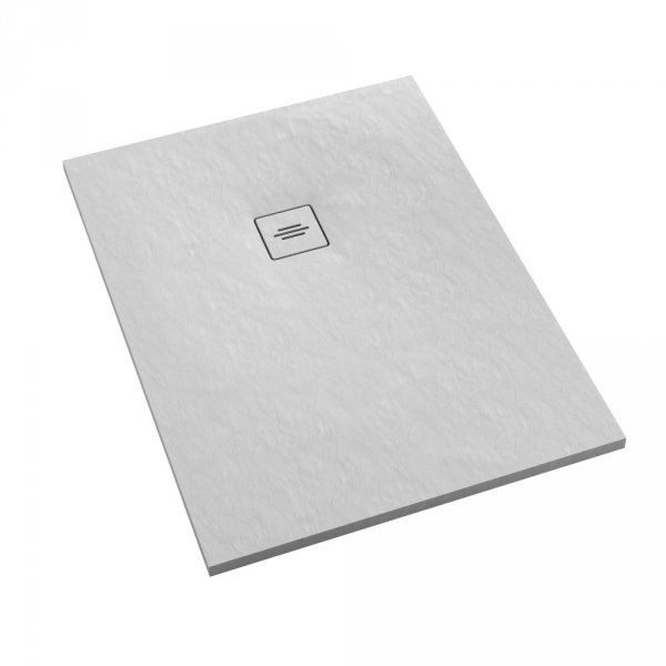Brodzik prostokątny kompozytowy  Schedline PROTOS White Stone 100x80