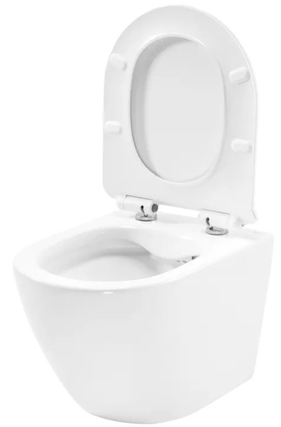 MISA WC podwieszana REA CARTER N2 RIMLESS bezkołnierzowa biała