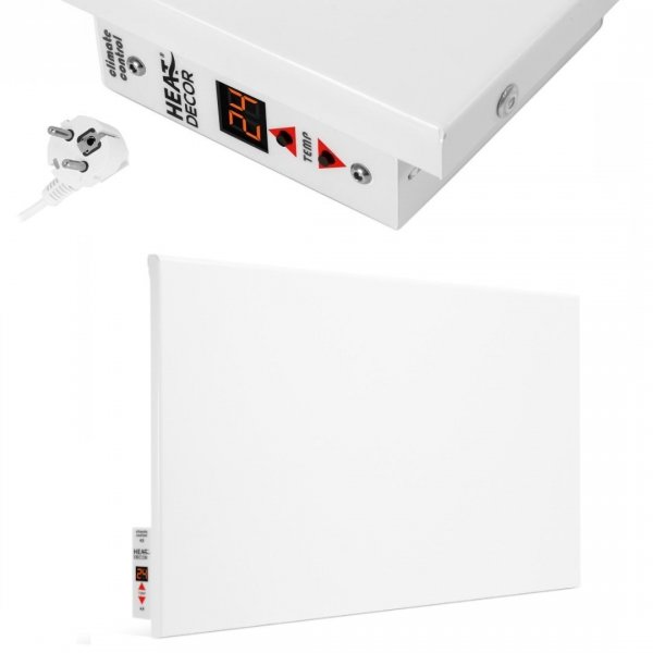 Grzejnik na podczerwień w zestawie z termostatem i nóżkami, moc 400W-8 m2